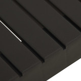 Vrtni stolić za kavu plastični sivi