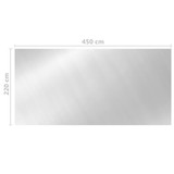 Pokrivač za bazen srebrni 450 x 220 cm PE
