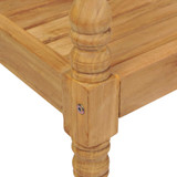 Klupa Batavia s crvenim jastukom 120 cm od masivne tikovine Klupa Batavia s crvenim jastukom 120 cm od masivne tikovine