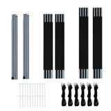 Šator za kampiranje za 6 osoba plavi/svjetloplavi