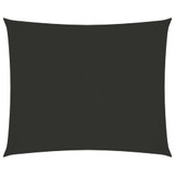 Jedro protiv sunca od tkanine Oxford pravokutno 4 x 5 m antracit