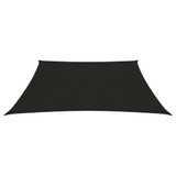 Jedro za zaštitu od sunca 160 g/m² crno 7 x 7 m HDPE