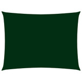 Jedro protiv sunca od tkanine pravokutno 4 x 6 m tamnozeleno
