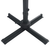 Konzolni suncobran s LED svjetlima 400 x 300 cm bordo Konzolni suncobran s LED svjetlima 400 x 300 cm bordo