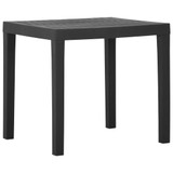 Vrtni stol sivi 79 x 65 x 72 cm plastični Vrtni stol sivi 79 x 65 x 72 cm plastični