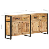 Komoda od masivnog drva manga 172 x 35 x 80 cm Komoda od masivnog drva manga 172 x 35 x 80 cm