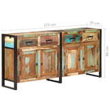 Komoda od masivnog obnovljenog drva 172 x 35 x 80 cm Komoda od masivnog obnovljenog drva 172 x 35 x 80 cm