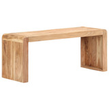 Klupa od masivnog bagremovog drva 110 x 38 x 46 cm Klupa od masivnog bagremovog drva 110 x 38 x 46 cm