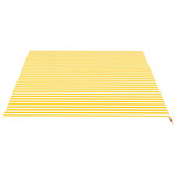 Zamjenska tkanina za tendu žuto-bijela 5 x 3,5 m