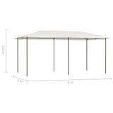 Sjenica 3 x 6 x 2,6 m krem 160 g/m²