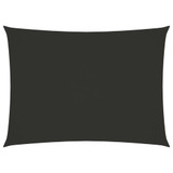 Jedro protiv sunca od tkanine pravokutno 2,5 x 4,5 m antracit