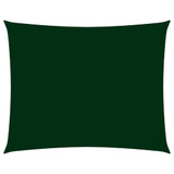 Jedro protiv sunca od tkanine pravokutno 2 x 3,5 m tamnozeleno