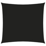 Jedro protiv sunca od tkanine Oxford četvrtasto 7 x 7 m crno