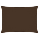 Jedro protiv sunca od tkanine Oxford pravokutno 2 x 3,5 m smeđe