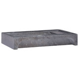 Umivaonik crni 58 x 39 x 10 cm mramorni
