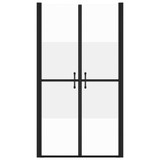 Vrata za tuš-kabinu napola matirana ESG (88 - 91) x 190 cm