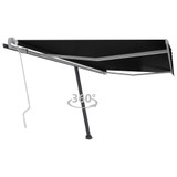 Samostojeća tenda na ručno uvlačenje 400 x 300 cm antracit