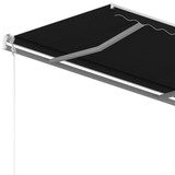 Samostojeća tenda na ručno uvlačenje 400 x 300 cm antracit