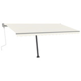Samostojeća tenda na ručno uvlačenje 450 x 300 cm krem