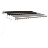 Samostojeća tenda na ručno uvlačenje 450 x 300 cm antracit