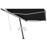 Samostojeća tenda na ručno uvlačenje 500 x 300 cm antracit