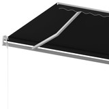 Samostojeća tenda na ručno uvlačenje 600 x 300 cm antracit
