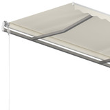 Samostojeća tenda na ručno uvlačenje 450 x 350 cm krem
