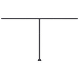 Samostojeća tenda na ručno uvlačenje 450 x 350 cm žuto-bijela