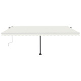 Samostojeća tenda na ručno uvlačenje 500 x 350 cm krem