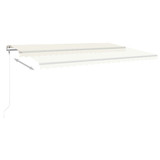 Samostojeća tenda na ručno uvlačenje 500 x 350 cm krem