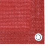 Balkonski zastor crveni 75 x 300 cm HDPE