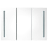 LED kupaonski ormarić s ogledalom 89 x 14 x 62 cm sivi LED kupaonski ormarić s ogledalom 89 x 14 x 62 cm sivi