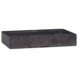 Umivaonik crni 38 x 24 x 6,5 cm mramorni