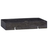 Umivaonik crni 38 x 24 x 6,5 cm mramorni
