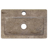 Umivaonik sivi 38 x 24 x 6,5 cm mramorni