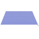 Zamjenska tkanina za tendu plavo-bijela 4,5 x 3,5 m