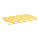 Zamjenska tkanina za tendu žuto-bijela 6 x 3,5 m