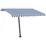 Samostojeća automatska tenda 300 x 250 cm plavo-bijela