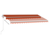 Samostojeća automatska tenda 400 x 300cm narančasto-smeđa