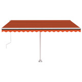 Samostojeća automatska tenda 400 x 300cm narančasto-smeđa