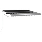 Samostojeća automatska tenda 450 x 300 cm antracit