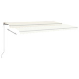 Samostojeća automatska tenda 500 x 300 cm krem