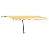 Samostojeća automatska tenda 500 x 300 cm žuto-bijela