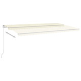 Samostojeća automatska tenda 600 x 300 cm krem