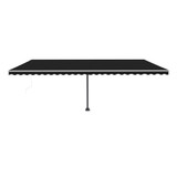Samostojeća automatska tenda 600 x 300 cm antracit