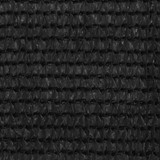 Balkonski zastor crni 120 x 400 cm HDPE