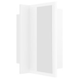 LED kupaonski ormarić s ogledalom bijeli 40 x 12 x 45 cm