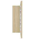 LED kupaonski ormarić s ogledalom boja hrasta 60 x 12 x 45 cm LED kupaonski ormarić s ogledalom boja hrasta 60 x 12 x 45 cm