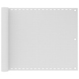 Balkonski zastor bijeli 75 x 500 cm HDPE