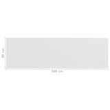 Balkonski zastor bijeli 90 x 300 cm HDPE